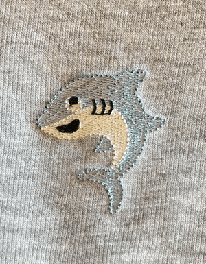 juju + stitch Personalized Custom Embroidered Icons Baby Shark