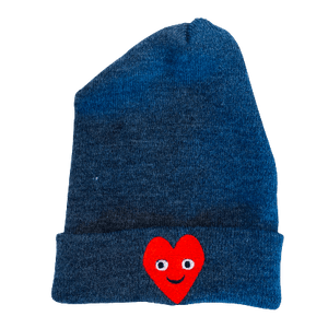 smiley heart hat