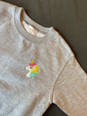juju + stitch Personalized Custom Embroidered Icons Unicorn