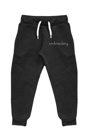 juju + stitch Personalized Custom Embroidered Sweatpants Big Kids Jogger Sweatpants