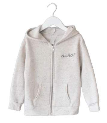 Adult Zip Fleece Hoodie (Unisex) juju + stitch  custom personalized script embroidered zip-up fleece sweatshirt