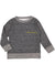 juju + stitch Personalized Custom Embroidered Sweatshirts & Hoodies S (6-8) / Tri-Charcoal Big Kids French Terry Longsleeve