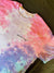 Adult Tie-Dye T-shirt (Unisex) juju + stitch Adult S / Cotton Candy custom personalized script embroidered kids tie dye t-shirt
