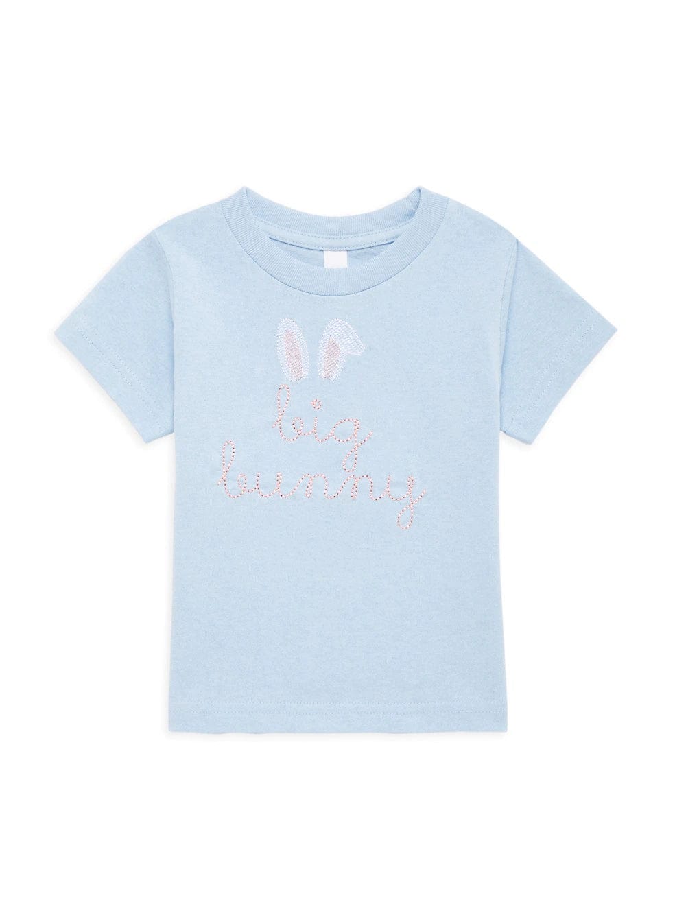 juju + stitch Personalized Custom Embroidered T-shirt Soft Blue / 2T "Big Bunny" T-Shirt