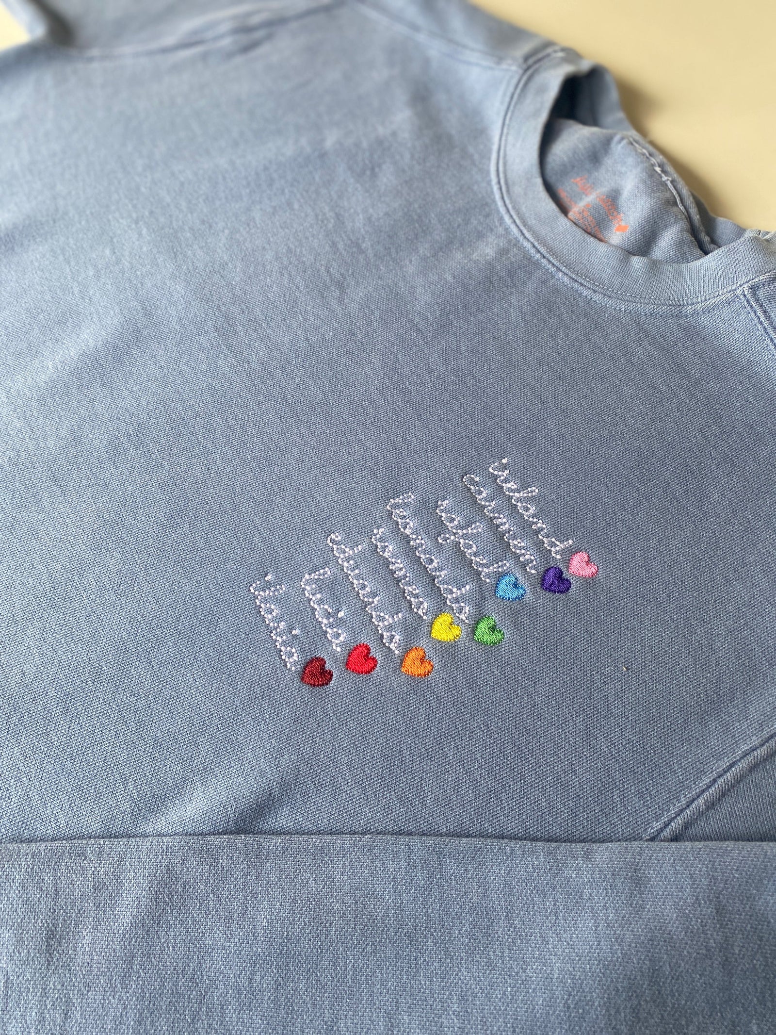 Hearts Full of Love: A Colorful Way to Personalize for Mom or Grandma