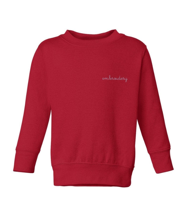 Baby Classic Crewneck Fleece Sweatshirt - Custom Embroidered