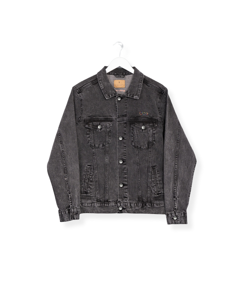 Personalized Denim Jacket – Custom Embroidered Vintagewash Style