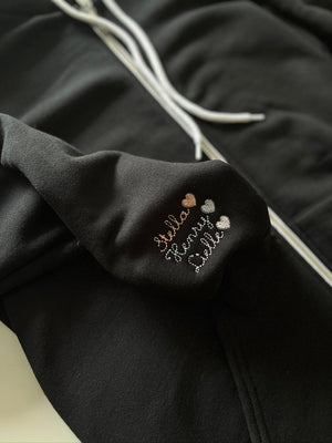 Adult Zip Fleece Hoodie (Unisex) - Custom Embroidered