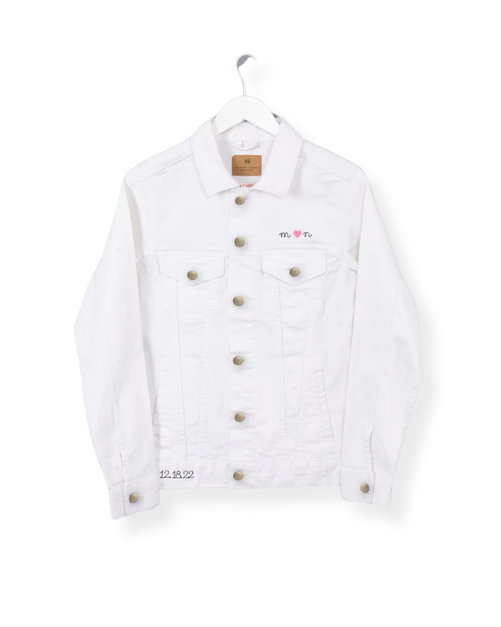 Personalized Denim Jacket – Custom Embroidered Vintagewash Style