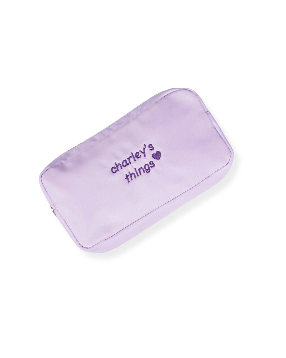 Custom embroidered pouch – small, medium, large