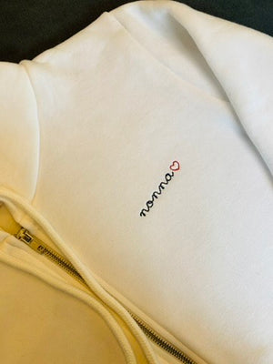 Adult Zip Fleece Hoodie (Unisex) - Custom Embroidered