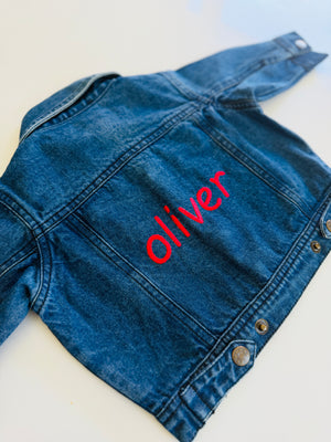 Baby Denim Jacket - Custom Embroidered