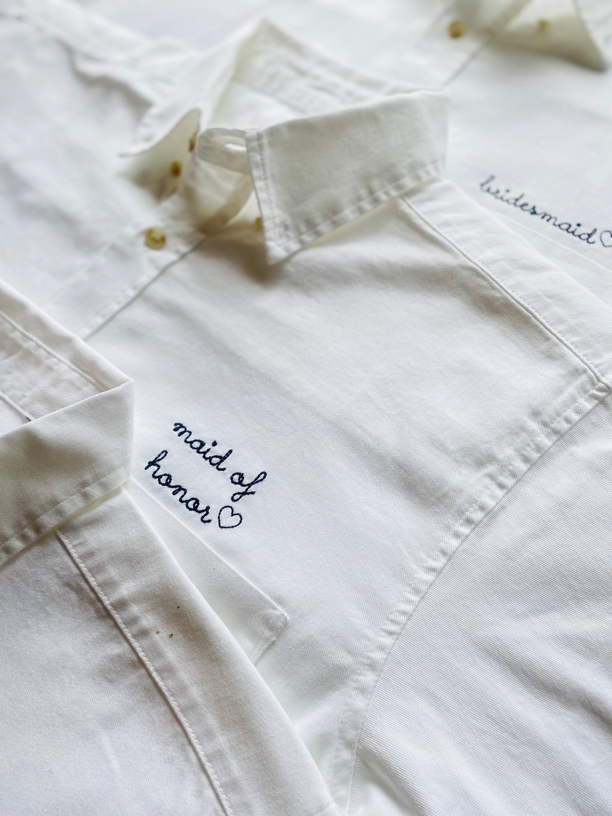 oversized dress shirts for bridesmaids Monogrammed Oversized Button Down Bridesmaid Shirt