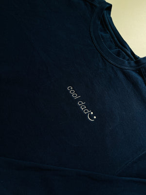 "cool dad :)" Adult Vintagewash Crewneck Sweatshirt
