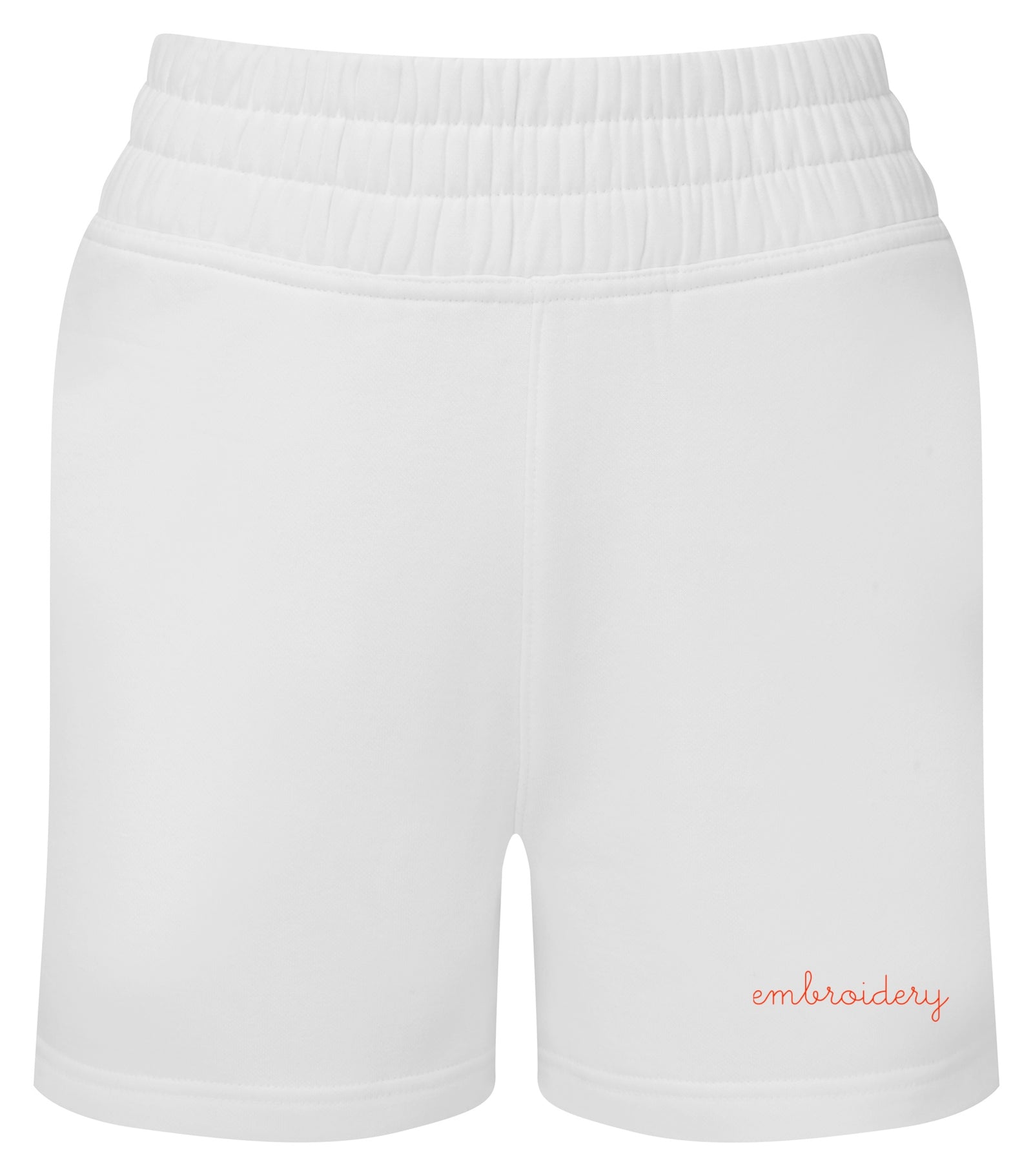 Ladies jogger shorts – personalized & custom embroidered