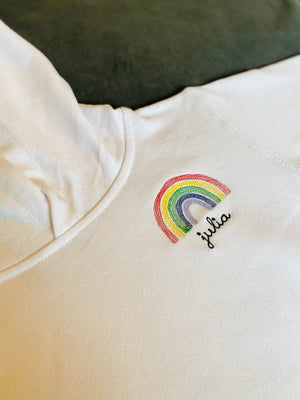 Little Kid Pullover Hoodie, Rainbow