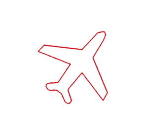 Airplane Outline - Special Icon Add-On