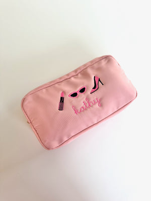 Barbie Accessories Pink Pouch - Personalized
