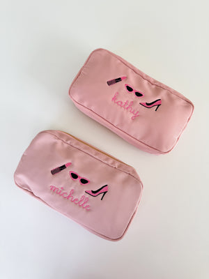 Barbie Accessories Pink Pouch - Personalized