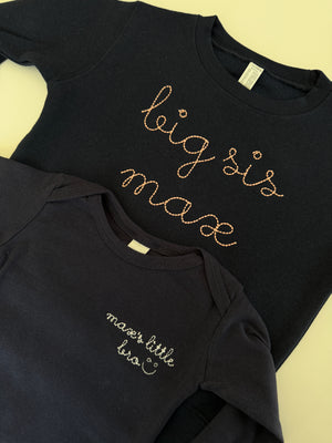 Little Kid Classic Crewneck Sweatshirt - Custom Embroidered