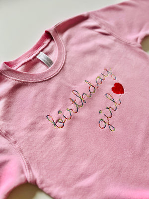 Little Kid Classic Crewneck Sweatshirt - Custom Embroidered