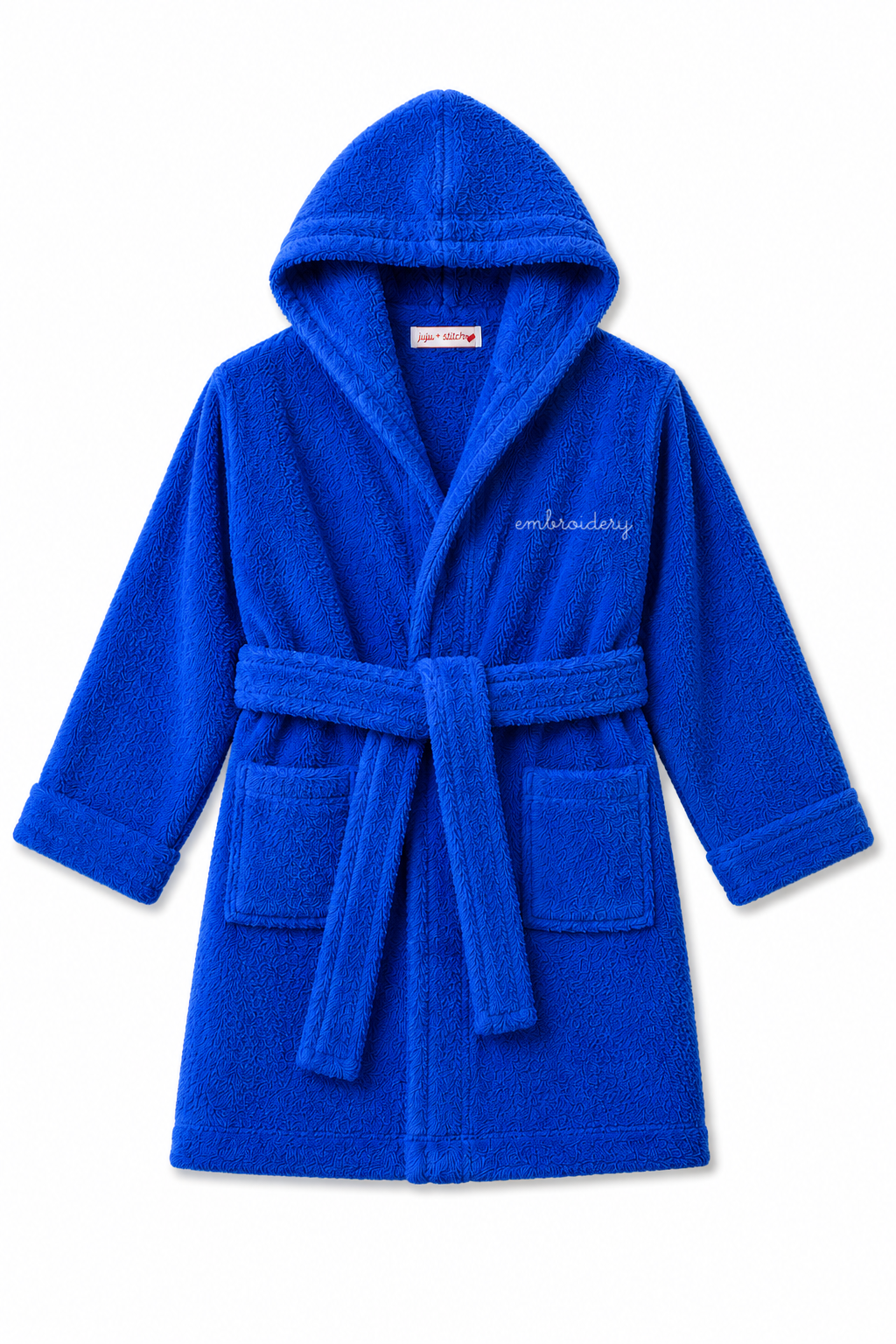 Kids Turkish Cotton Hooded Bath Robe – Custom Embroidered