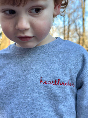 Heartbreaker Valentine’s Day crewneck for kids