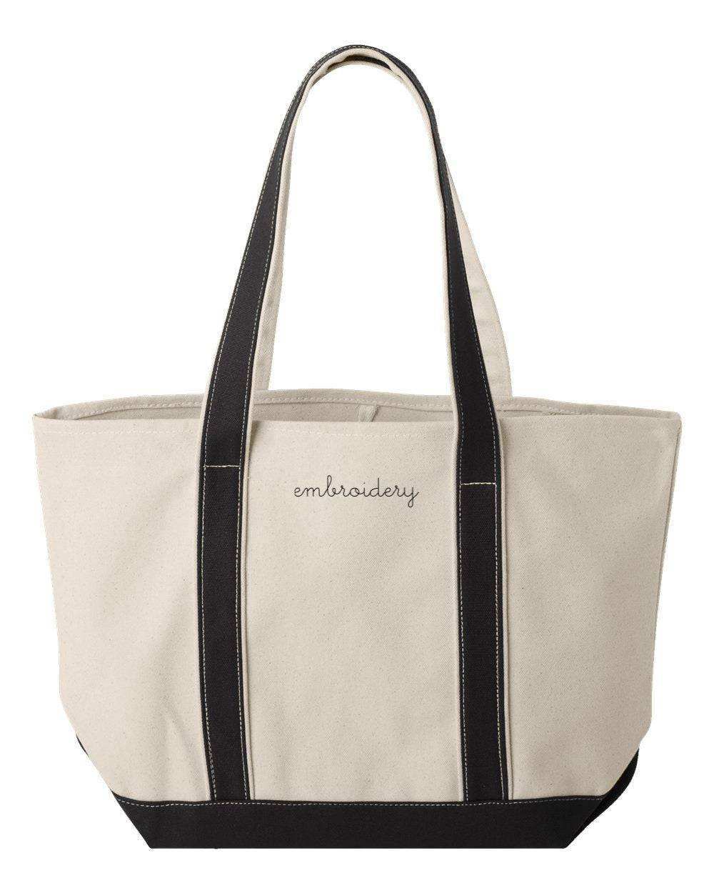 Large Boat Tote - Custom Embroidered