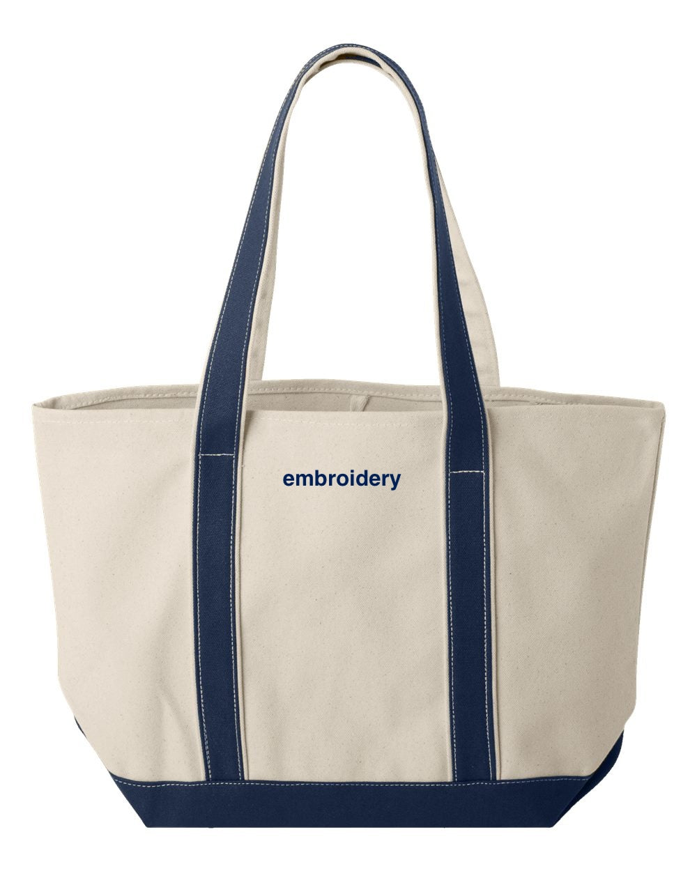 Large Boat Tote - Custom Embroidered