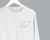 Open Heart Bow + Arrow Adult Supersoft Crewneck Sweatshirt (Personalized)