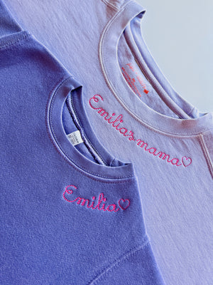 Little Kid Classic Crewneck Sweatshirt - Custom Embroidered