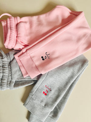 New! Girls Jogger Sweatpants - Custom Embroidered