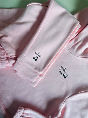 New! Girls Cropped Hoodie - Custom Embroidered