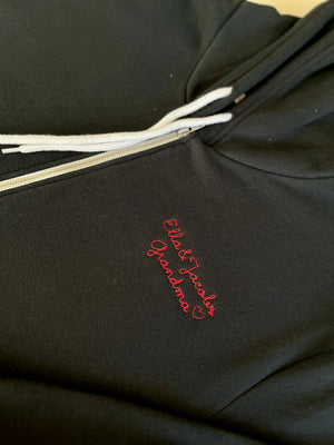 Adult Zip Fleece Hoodie (Unisex) - Custom Embroidered