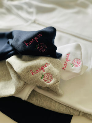 Little Kids Zip Fleece Hoodie - Custom Embroidered