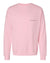 Adult Classic Crewneck Fleece (Unisex) juju + stitch S / pink custom personalized script embroidered crewneck fleece