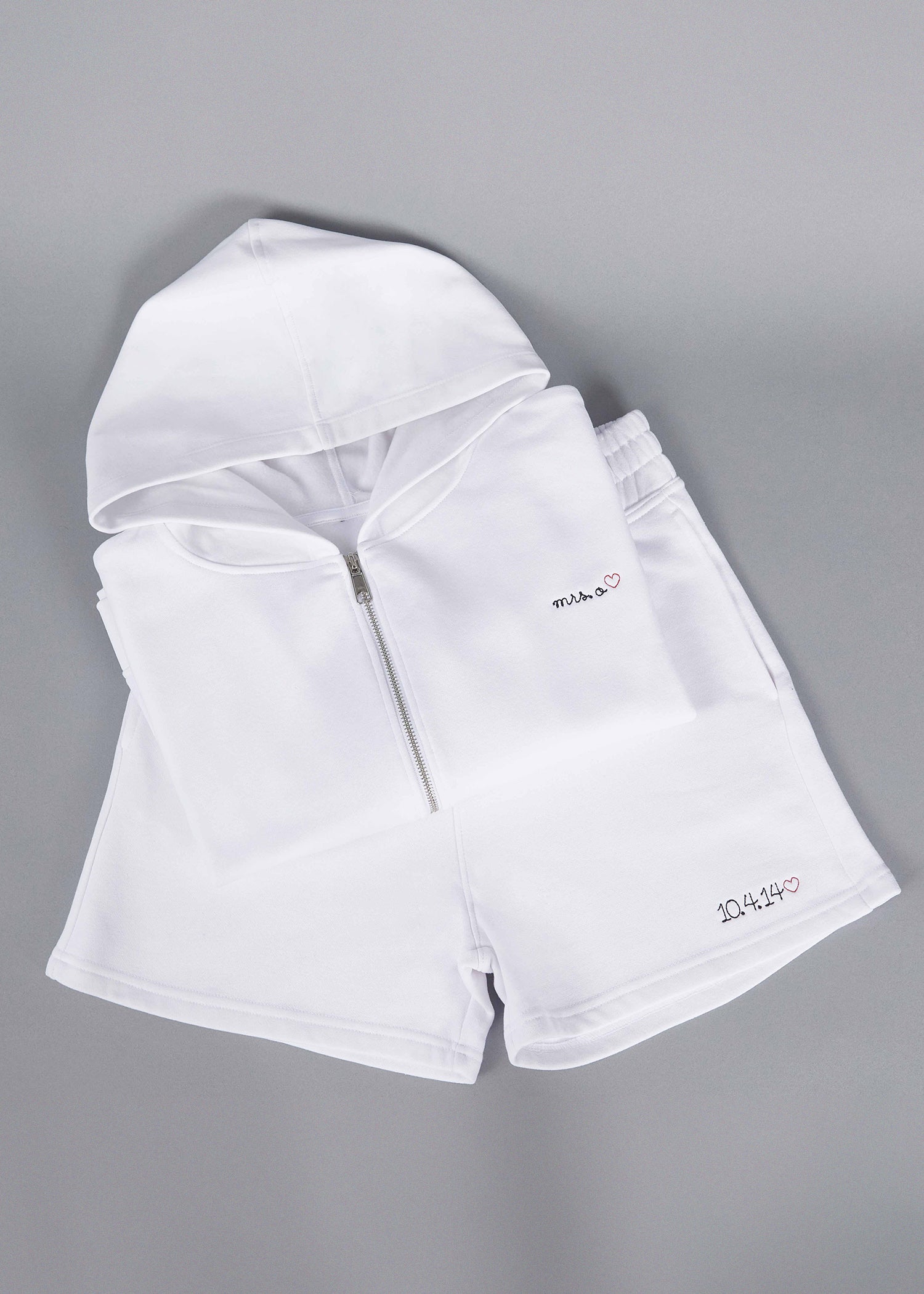 Ladies jogger shorts – personalized & custom embroidered