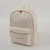 juju + stitch Personalized Custom Embroidered Accessories Beige Nude Nylon Classic Backpack