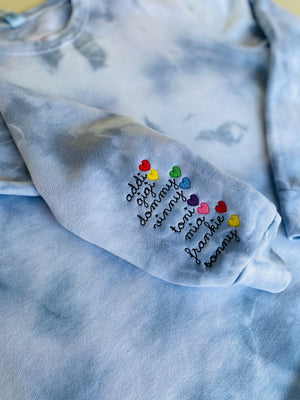 Adult Supersoft Marbled Tie-Dye Crewneck Sweatshirt (Unisex)