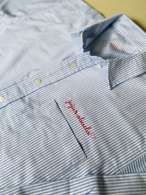 Adult Oversized Button Down - Custom Embroidered