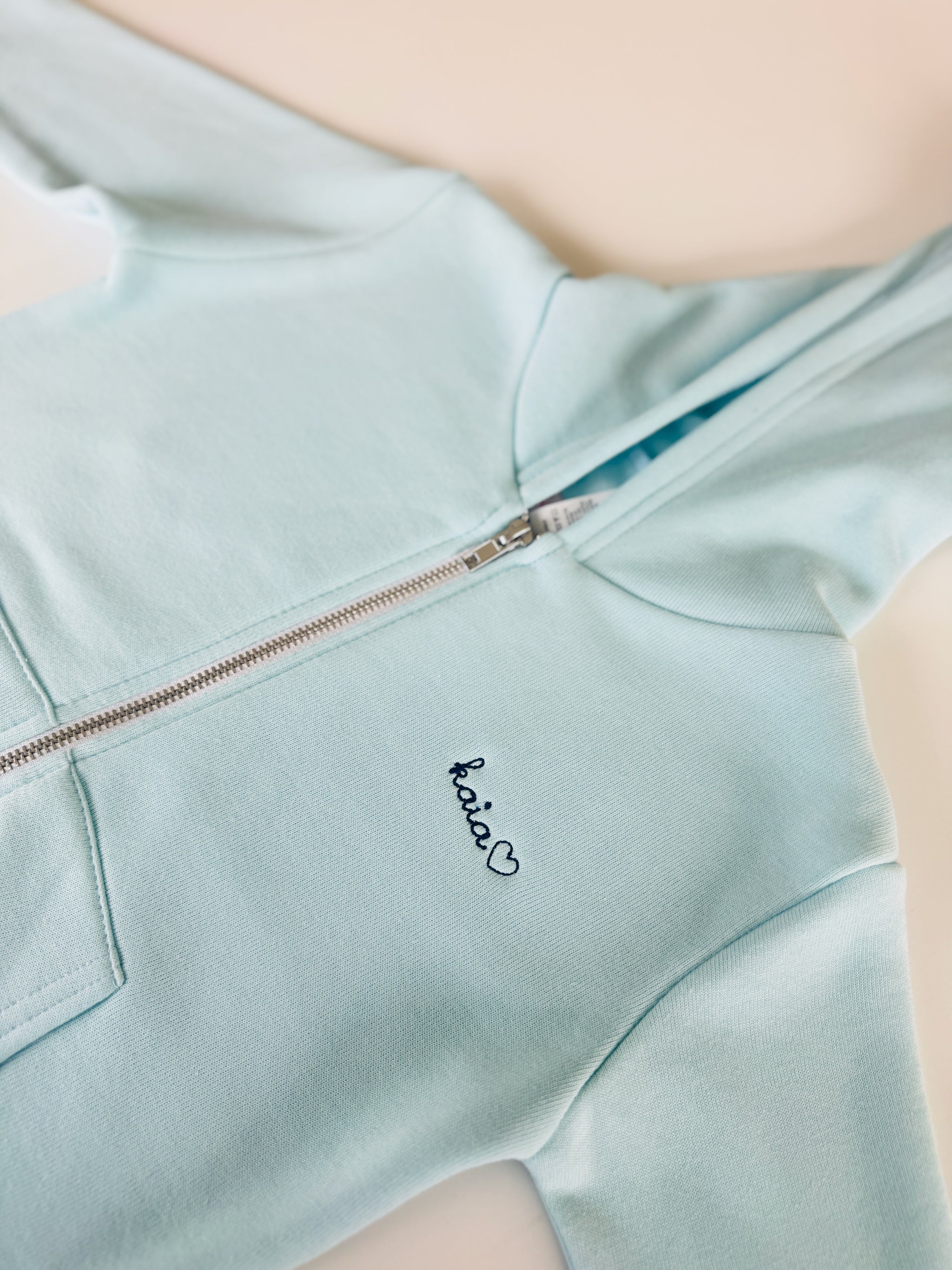 Little Kids Zip Fleece Hoodie - Custom Embroidered