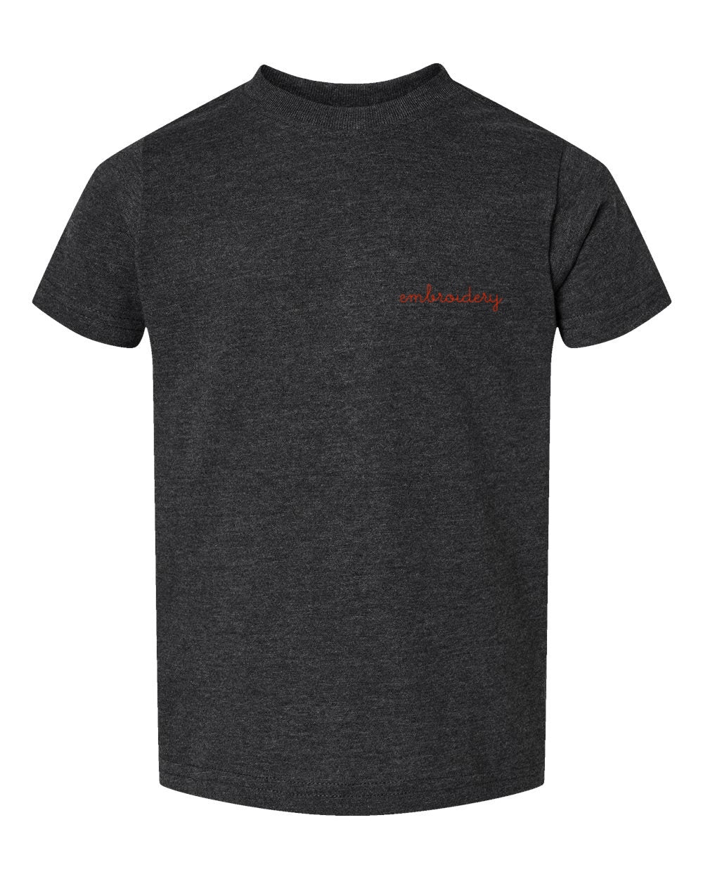 Custom embroidered cotton short sleeve t-shirt for kids