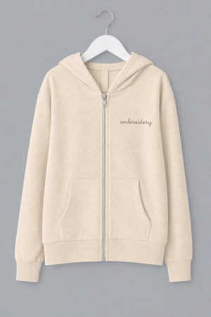 Little Kids Zip Fleece Hoodie - Custom Embroidered