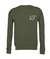 Open Heart Bow + Arrow Adult Supersoft Crewneck Sweatshirt (Personalized)
