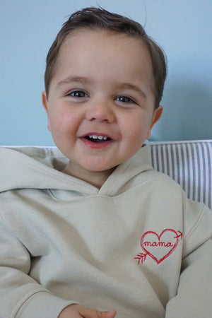 "mama" Baby + Little Kid Pullover Hoodie Sweatshirt