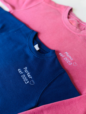 Little Kid Classic Crewneck Sweatshirt - Custom Embroidered