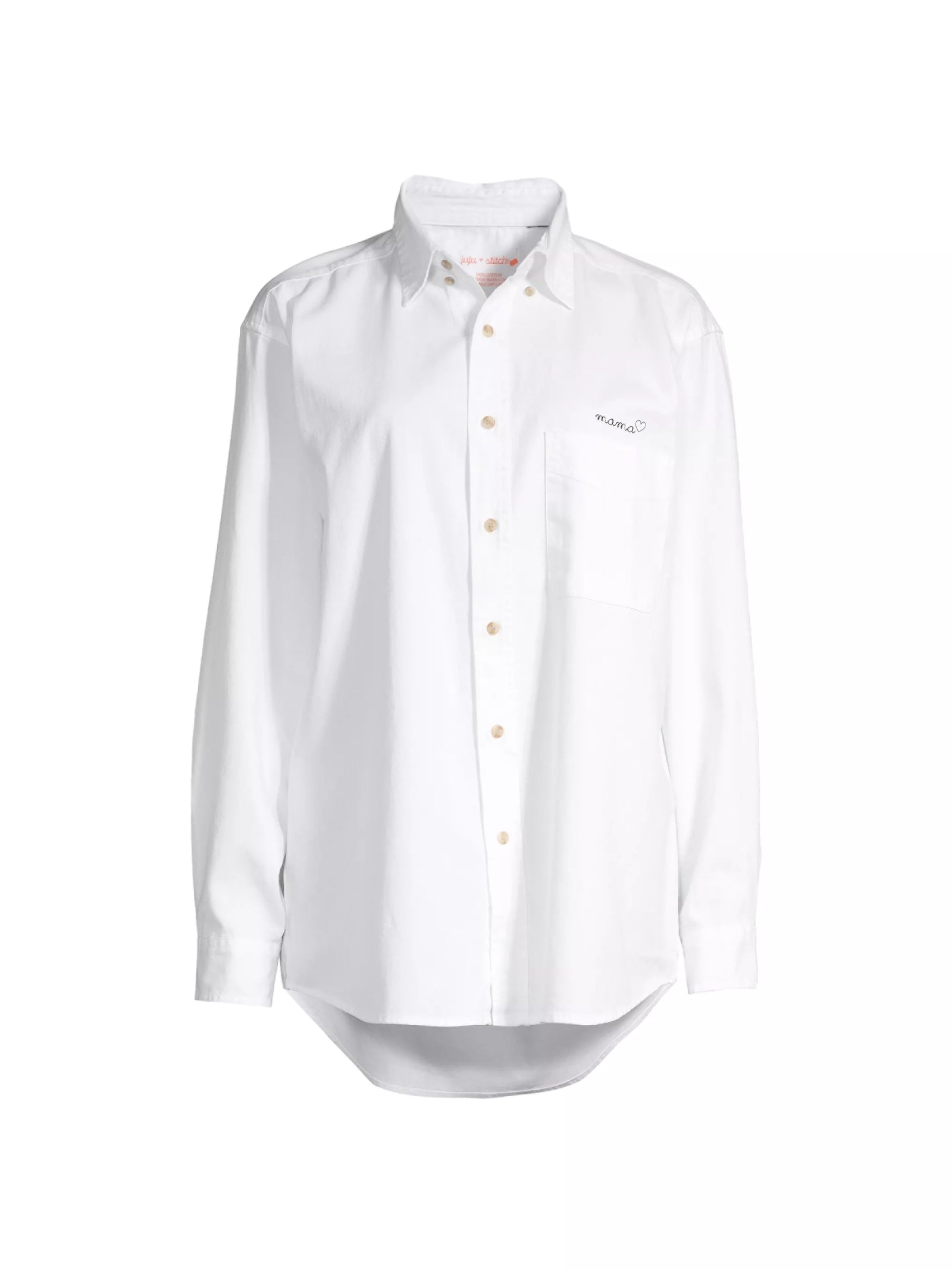 Mama oversized button down – pre-embroidered