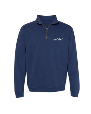 Cool dad half-zip fleece - custom embroidered Father's Day gift he'll actually wear