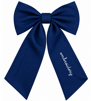 Personalized Hair Bow – Custom Embroidery