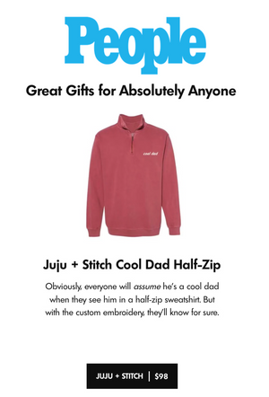 "cool dad" Vintagewash Half-Zip Sweatshirt